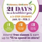 Natural Grocers® Invites Customers to Annual "21 Days to A Healthier You" Class-Series, January 13 - February 2, 2025