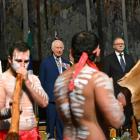 Alpacas, hecklers and climate warnings: King Charles visits Australia's capital