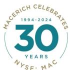 Macerich to Present at BofA Securities 2024 Global Real Estate Conference