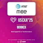 MCE Systems and AT&T Land Gold Prize in 2025 U.S. Customer Experience Awards for "Best Digital CX"