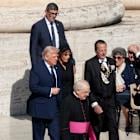 White House posts image of Trump dressed as the pope
