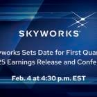 CORRECTING and REPLACING GRAPHIC Skyworks Sets Date for First Quarter Fiscal 2025 Earnings Release and Conference Call