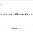 Google fixes bug that led AI Overviews to say it's now 2024