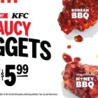 KFC ADDS HONEY BBQ SAUCY NUGGETS TO THE LINEUP, PLUS MORE DEALS FOR EVERYONE, EVERY DAY OF THE WEEK