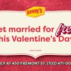 Denny’s Offers Free Weddings in Las Vegas Chapel on Valentine’s Day