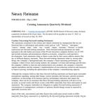 Corning Announces Quarterly Dividend