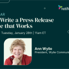 Master the Art of Headlines: Join Ann Wylie for a Free Webinar to Boost Press Release Impact!