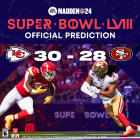 EA SPORTS Madden NFL 24 Predicts Kansas City Chiefs to Win Second Consecutive Super Bowl