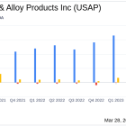 Universal Stainless & Alloy Products Inc (USAP) Reports Record Sales, Aligns with EPS ...