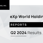 eXp World Holdings Reports Q2 2024 Results