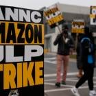 Thousands of Amazon drivers have gone on strike in the thick of the holiday package season