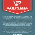 Tractor Supply Company Reports Fourth Quarter and Fiscal Year 2024 Financial Results; Provides Fiscal Year 2025 Outlook