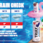 Rain Check, Please! Truly Hard Seltzer is Paying Fans with a “Rain Check” to Use on Their Next Pack If Fourth of July Plans Get Rained Out