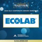 The Executive Leadership Council to Honor Ecolab with 2024 ELC Corporate Award for Outstanding Commitment to Diversity, Equity, and Inclusion