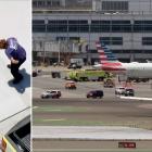 American Airlines passengers stop to grab carry-ons during evacuation, despite orders to 'leave everything'