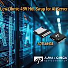 Alpha and Omega Semiconductor Enables 48V Hot Swap in AI Servers with New High SOA MOSFET
