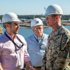 HII Hosts Marine Corps Commandant Gen. Eric Smith at Ingalls Shipbuilding