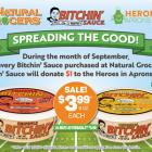 Natural Grocers® Announces Collaboration with Bitchin' Sauce to Benefit the Natural Grocers Heroes in Aprons Fund