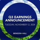 Benson Hill Announces Third Quarter Financial Results and Strategic Progress