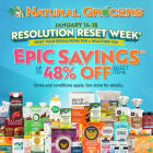 Natural Grocers® Kicks Off Annual Resolution Reset Week, January 14-18, 2025