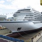 Viking Marks Float Out of Newest Ocean Ship