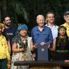 Biden touts climate legacy in landmark Amazon visit