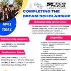 Application Window Now Open for Sallie Mae Completing the Dream Scholarship