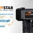 Columbus McKinnon's Innovative Battery-Powered Hoist Named 2024 Product of the Year by Material Handling Product News