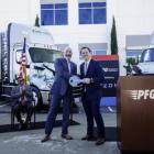 HYZON DELIVERS FIRST FOUR FUEL CELL ELECTRIC VEHICLES TO PERFORMANCE FOOD GROUP