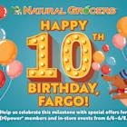 Natural Grocers® Celebrates 10th Anniversary of Fargo, North Dakota store, June 6-8, 2025