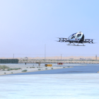 EH216-S Completes UAE’s First Passenger-Carrying Demo Flight, Accompanied by Successful Demo Flights of EH216-L and EH216-F Pilotless eVTOLs in Abu Dhabi