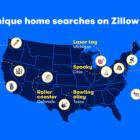 Zillow reveals 2024's most popular - and most unusual - home searches