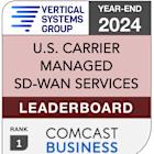 Comcast Business Recognized as #1 Provider for Managed SD-WAN by Vertical Systems Group for the First Time