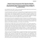 Match Group Announces First Quarter Results