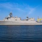 Amphibious Transport Dock Richard M. McCool, Jr. (LPD 29) Sails Away From Ingalls Shipbuilding