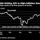 US Stocks Risk 20% Drop in High Inflation Scenario, RBC Says