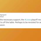 Lions withdrew playoff reseeding proposal 'GMFB'