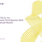 KKR & Co. Inc. Reports Third Quarter 2024 Results