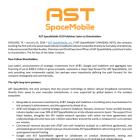 AST SpaceMobile CEO Publishes Letter to Shareholders