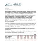 ADAR1 Capital Management Issues Open Letter to Keros Therapeutics Stockholders