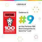 Cadence Named by Fortune and Great Place to Work as One of 2024’s 100 Best Companies to Work For, Ranking No. 9