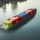 Electric barge will help get Nike from factory to port