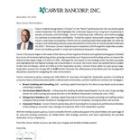 Carver Bancorp, Inc. Interim CEO Craig C. MacKay Comments on the Bank's Recent Performance