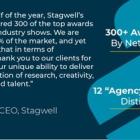 Stagwell (STGW) Celebrates 302 Awards in 2024 with Strong Wins Across the Effie's, Clios, SABRE Awards, Spike's Asia, Webby's and More