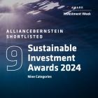 AB Shortlisted in Nine Categories at the Investment Week Sustainable Investment Awards 2024