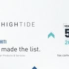 High Tide Recognized as a Top 50 Company by the TSX Venture Exchange for the Second Consecutive Year