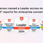 LivePerson named a Leader across multiple G2 Grid® reports for enterprise conversations