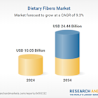 $24.44 Bn Dietary Fibers Market Opportunities and Strategies to 2034 with Cargill, Archer Daniels Midland, Ingredion, Tate & Lyle, and Roquette Freres Leading