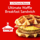 Casey’s Announces the Return of the Guest-Favorite Ultimate Waffle Breakfast Sandwich