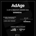 Four Stagwell (STGW) Agencies - 72andSunny, Code and Theory, Colle McVoy and Team Epiphany - Awarded 2024 Ad Age Agency A-List Recognition for Business and Creative Transformation